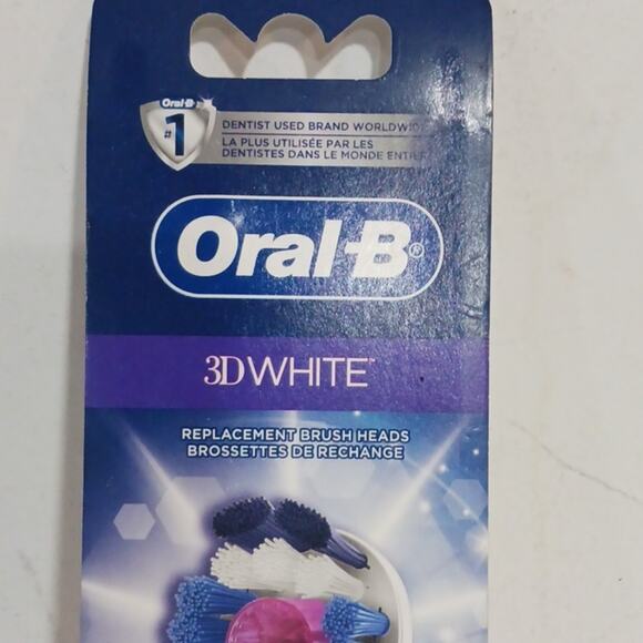 Oral B 3D White electric toothbrush replacement heads NEW SET OF 5 - Picture 3 of 5